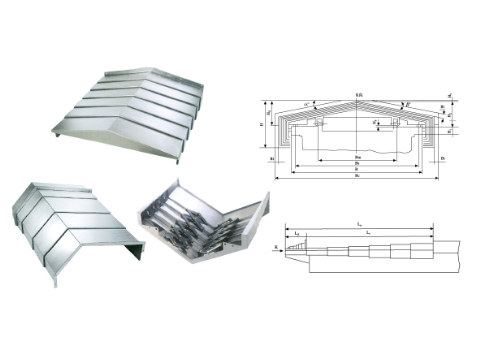 鋼板機(jī)床導(dǎo)軌防護(hù)罩